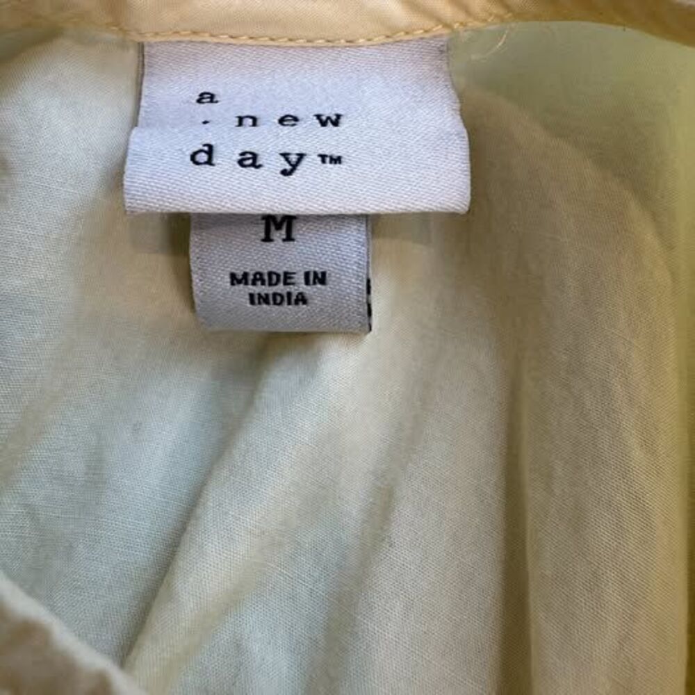 A New Day Yellow Sleeveless Maxi Dress (Size Medium) - Picture 5 of 8